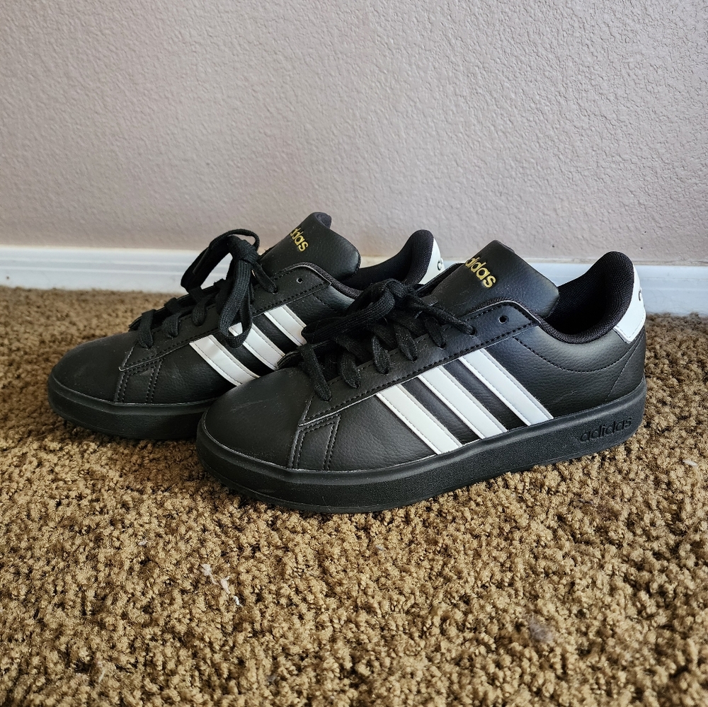 Adidas Womens Black Grand Court 2.0